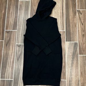 Sweater Dress with Hoodie